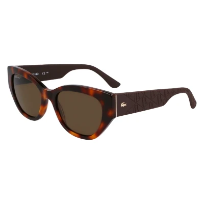 Abbildung von Lacoste Sonnenbrille, Damen, Größe: 54, Havana