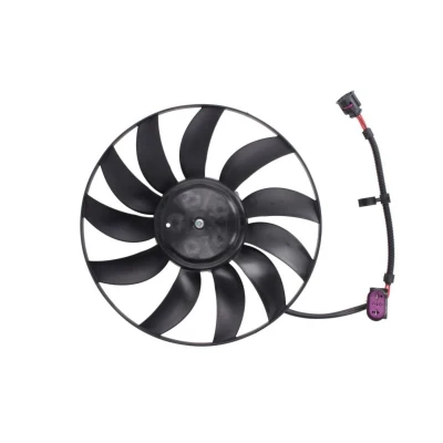 Abbildung von THERMOTEC D8W045TT Lüfter 363 12 220 ohne Kühlerlüfterrahmen (Zarge) VOLKSWAGEN: Touran I, Golf 5 Schrägheck, Caddy 3 Kombi, AUDI: A3 Schrägheck