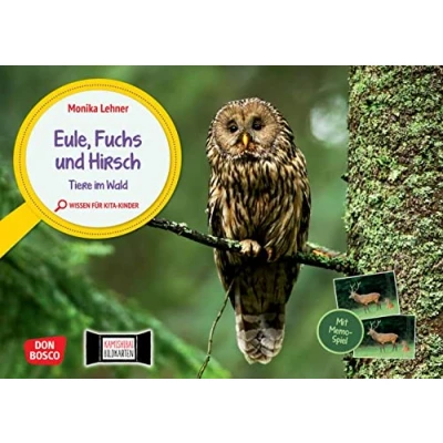 Abbildung von Eule, Fuchs und Hirsch. Tiere im Wald: Entdecken Erzählen Begreifen: Wissen für Kita Kinder. Kamishibai Bildkartenset mit Memo Spiel, um gemeinsam ... unser Erzähltheater Kamishibai)