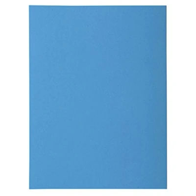 Abbildung von Exacompta 218019E 50er Pack Aktendeckel ROCKS aus extra starkem Karton für DIN A4 blau Hefter ideal das Büro und Schule die mobile Organisation