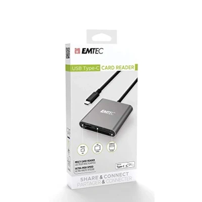 Abbildung von EMTEC ECCAREADT610C Typ C 3 in 1 Kartenleser