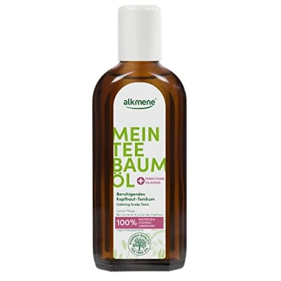 Abbildung von alkmene Haarwasser Teebaumöl Kopfhaut Tonikum Juckreiz Linderung 100% bestätigt vegan, 1 tlg.