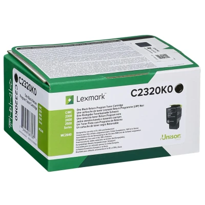Abbildung von Lexmark C2320K0 Schwarz Toner