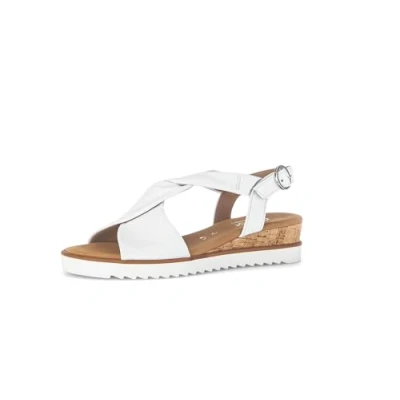 Abbildung von Gabor Comfort Keilsandalette, Damen, Größe: 35, Weiss kork offwhi Schuhe