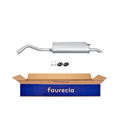 Abbildung von HELLA 8LD 366 029 991 Endschalldämpfer hinten mit Anbauteilen FORD: Escort 6 Kombi