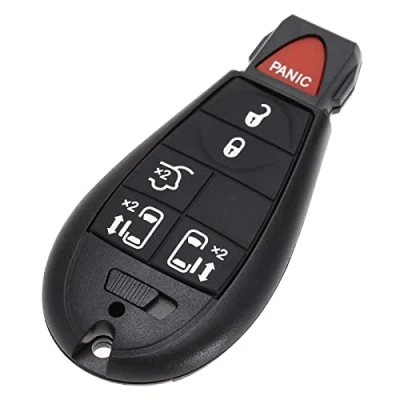 Abbildung von VGOL Auto 5 Tasten Fernbedienung Schlüsselgehäuse Kompatibel mit Grand Voyager Ersatz Keyless Entry Schlüsselanhänger Gehäuse Automobilzubehör