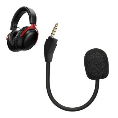 Abbildung von kwmobile Ersatz Kopfhörer Mikrofon für Kingston HyperX Cloud III Gaming Headset Zubehör (Headset Microphone)