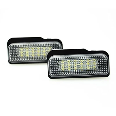 Abbildung von AUTO STYLE Satz LED Nummerschildbeleuchtung kompatibel mit Mercedes Benz diverse Modelle Version 4