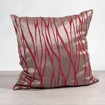Abbildung von LYSEL Kissen rot Obella 46x46, reines Polyester Dekokissen