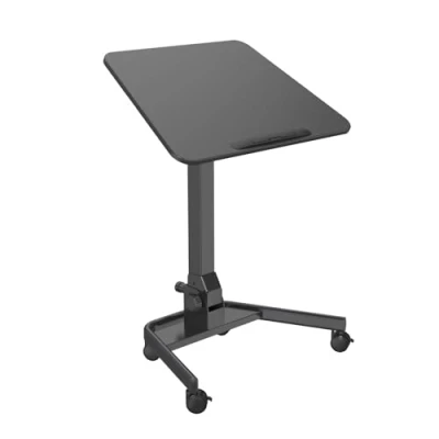 Abbildung von SVITA Jeju Laptoptisch Laptopständer Mobiles Stehpult Höhenverstellbar Klappbar Schwarz