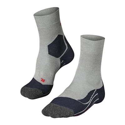 Abbildung von FALKE Herren Laufsocken RU3 Comfort M SO Lyocell Funktionsmaterial antiblasen 1 Paar, Grau (Light Grey 3406), 44 45