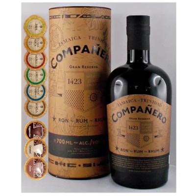Abbildung von Companero Gran Reserva Rum + 9 Edelschokoladen in Geschmacksvariationen