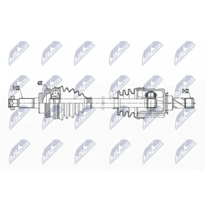 Abbildung von Antriebswelle NTY NPW PL 123