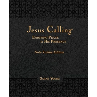 Abbildung von Jesus Calling Note Taking Edition, Leathersoft, Black, with Full Scriptures: Enjoying Peace in His Presence