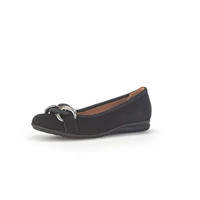 Abbildung von Gabor Ballerina &quot;FLORENZ&quot;, Flache Schuhe, Slipper in abgerundeter Form
