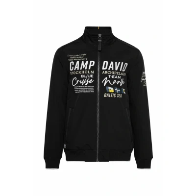 Abbildung von Camp David LOGO Sweatjacke, Herren, Größe: Medium, Black
