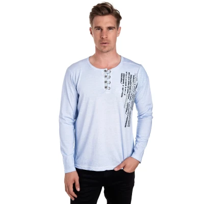 Abbildung von Rusty Neal Langarmshirt, Herren, Größe: Small, Blau