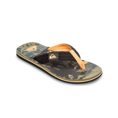 Abbildung von Quiksilver Molokai Layback Zehentrenner, Herren, Größe: 45, Grape leaf tropicamo Baumwolle