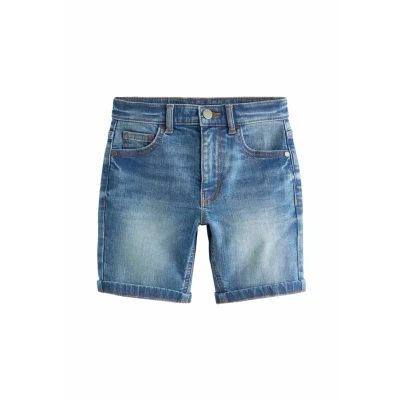 Abbildung von Next Jeans Shorts für Kinder, Größe: 170, Mottled blue
