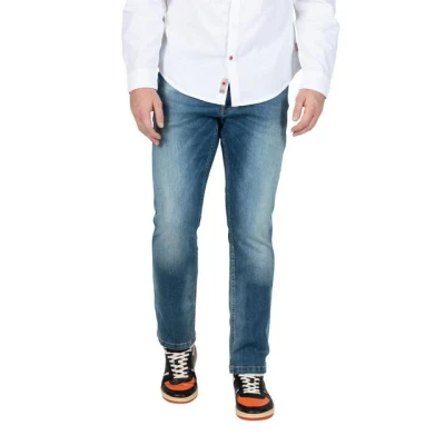 Abbildung von Timezone Herren Slim EduardoTZ Jeans, Black Blue wash, 32/34