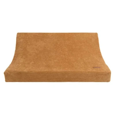 Abbildung von Baby&#039;s Only Baby Wickelauflagenbezug Bezug für Wickelauflage Sense Weichem Rib Corduroy Abwaschbare Wickelunterlage 45x70 cm Caramel