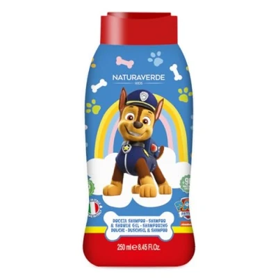 Abbildung von Naturaverde Kids Paw Patrol Dusch Shampoo für Kinder, Duschseife Körper und Haare, Hygieneprodukte mit Bio Haferextrakt, 250 ml