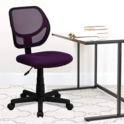 Abbildung von Flash Möbel wa 3074 pur gg mid Back lila Mesh Aufgabe und Computer Stuhl