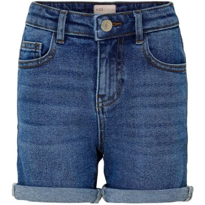 Abbildung von Kids ONLY Jeans Shorts für Kinder, Größe: 128, Dark blue