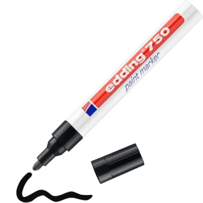 Abbildung von edding Lackmarker 750, (1 tlg), Strichstärke 2 4 mm, wasserfest