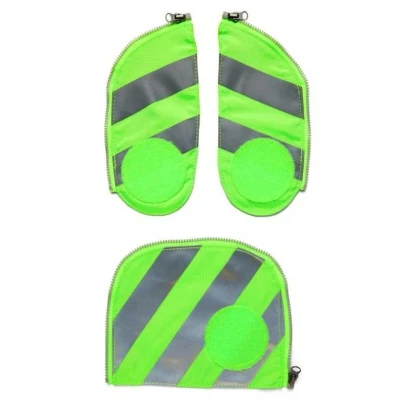 Abbildung von ergobag Zip Set mit Reflektorstreifen Grün