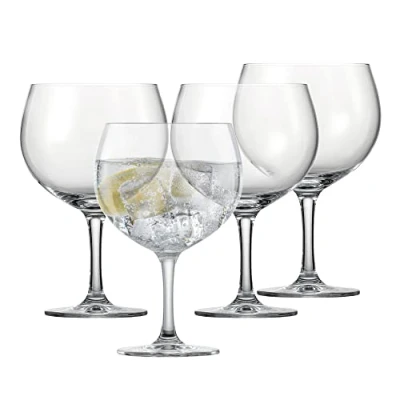 Abbildung von SCHOTT ZWIESEL Longdrinkglas Gin Tonic Gläser 4er Set, Tritan Protect Kristallglas