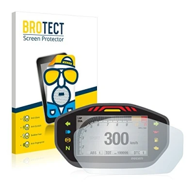 Abbildung von BROTECT Entspiegelungs Schutzfolie für Ducati Monster 1200 Colour TFT Display (2 Stück) Matte Displayschutz Folie, Anti Reflex, Fingerprint