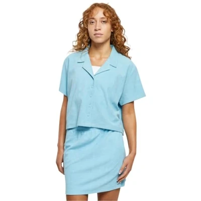 Abbildung von Urban Classics Resort Hemdbluse, Damen, Größe: Small, Balticblue