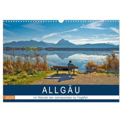 Abbildung von ALLGÄU, im Wandel der Jahreszeiten. (Wandkalender 2025 DIN A3 quer), CALVENDO Monatskalender