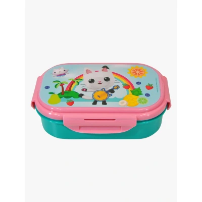Abbildung von Gabby&#039;s Dollhouse Lunchbox mit Besteck