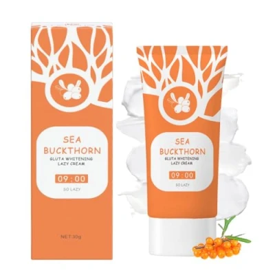Abbildung von Zuofan Aufhellung Feuchtigkeitscreme Gesichtscreme, Whitening Facial Cream, Sanddorn Feuchtigkeitsspendende Gesichtscreme 30 g