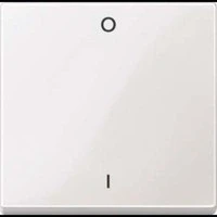 Abbildung von Merten 432219 Wippe mit Kennzeichnung 0/1, polarweiß glänzend, System M