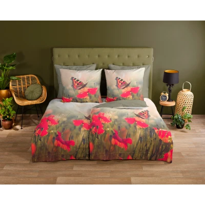 Abbildung von good morning Wendebettwäsche &quot;Poppies&quot;, (2 tlg.), 100% Baumwolle