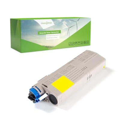 Abbildung von Green2Print Toner gelb 6000 Seiten ersetzt Oki 46490621 passend für ES5432, ES5432DN, ES5442, ES5442DN, ES5463, ES5463DNMFP, ES5473MFP, ES5473