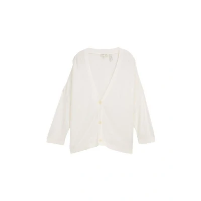Abbildung von TOM Tailor Strickjacke, Damen, Größe: Medium, Whisper white