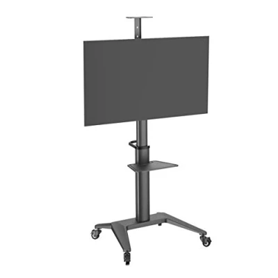 Abbildung von PureMounts DS TV Standfuß PDS 0002C für LCD/LED/Plasma Bildschirme von 94cm 178cm (37&quot; bis 70&quot;) mit 50kg Traglast, max. VESA 600x400mm, vollbeweglich, höhenverstellbar, schwarz