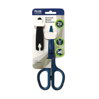 Abbildung von PLUS Japan, Fitcut Curve Premium Titanium Beschichtet in Dunkelblau, 17,5cm Lang