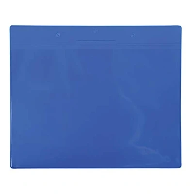 Abbildung von Tarifold Es 162041 Pack mit 10 magnetischen Dokumentenhalter, A4, horizontal, für Regale, Mülltonnen, magnetische Taschen, Blau