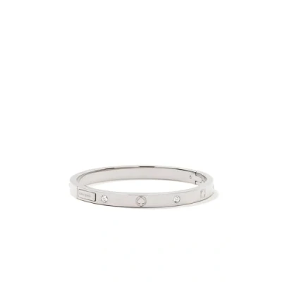 Abbildung von kate spade new york Engraved Bangle Armband silvercoloured, Damen, Größe: One Size, Silver coloured