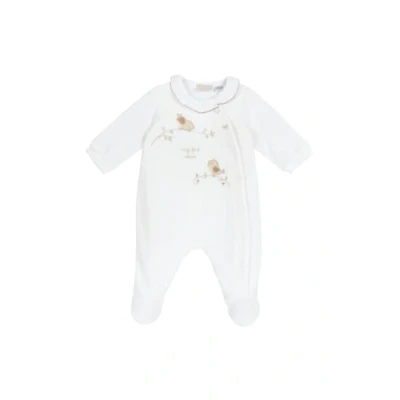 Abbildung von Chicco Front AND LEG Opening Strampler für Kinder, Größe: 72, White