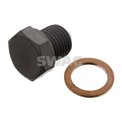 Abbildung von SWAG 32 91 2281 Ölablaßschraube Stahl 19 mit Dichtring VOLKSWAGEN: Polo IV Schrägheck, Passat B3/B4 Variant, GOLF 3, AUDI: 80 B4 Limousine
