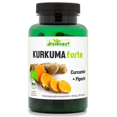 Abbildung von Kurkuma Forte Curcumin+piperin Kapseln 160 St
