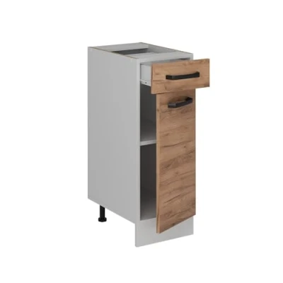 Abbildung von Vicco Küchenunterschrank R Line, Goldkraft Eiche, 30 cm ohne Arbeitsplatte
