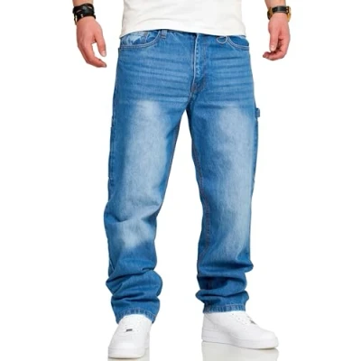 Abbildung von SOULSTAR Straight Jeans S2CHEB Herren Lange Hose Carpenter Bermuda Regular Fit Workwear