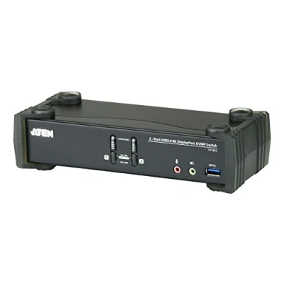 Abbildung von ATEN CS1922 2 Port USB 3.0 4K DisplayPort KVM Switch Schwarz